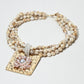 Rajwada Off White Alloy Pearl Neckpiece For Women