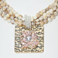 Rajwada Off White Alloy Pearl Neckpiece For Women