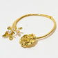 Rajwada Golden Alloy Pearl Neckpiece For Women