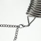 Rajwada Grey Alloy Metallic Design Neckpiece For Women