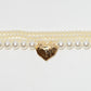 Rajwada White Alloy Pearl Neckpiece For Women