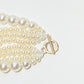 Rajwada White Alloy Pearl Neckpiece For Women