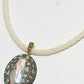 Rajwada White Alloy Beaded Pearl Neckpiece For Women