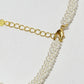 Rajwada White Alloy Beaded Pearl Neckpiece For Women