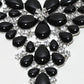 Rajwada Black Alloy Kundan And Stone Neckpiece For Women