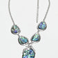 Rajwada Green Alloy Metallic Design Neckpiece For Women