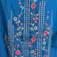 Rajwada Women Blue Embroidered Silk Blend Stitched Kurta Set