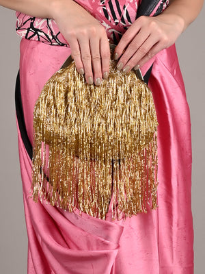 Odette Women Golden Tassel Splendid Batuwa