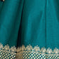 Rajwada Teal Green Silk Blend Embellished Lehenga For Women