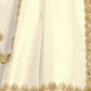 Rajwada Off White Silk Blend Embellished Lehenga For Women