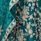 Rajwada Blue Silk Blend Embellished Lehenga For Women