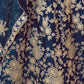 Rajwada Navy Blue Embroidered Art Silk Semi Stitched Lehenga With Unstitched Blouse For Women