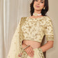 Rajwada Ivory Silk Blend Embellished Lehenga For Women