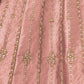 Rajwada Dusty Pink Silk Blend Embellished Lehenga For Women