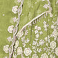Rajwada Pista Green Organza Embroidered Lehenga For Women