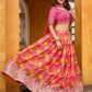 Rajwada Pink Silk Blend Embellished Lehenga For Women