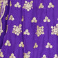 Rajwada Purple Organza Embellished Lehenga For Women