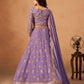 Rajwada Lavender Organza Embellished Lehenga For Women