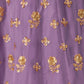 Rajwada Lavender Organza Embellished Lehenga For Women