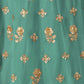 Rajwada Sea Green Organza Embellished Lehenga For Women