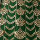 Rajwada Dark Green Silk Blend Embellished Lehenga For Women