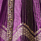 Rajwada Dark Purple Velvet Embellished Lehenga For Women