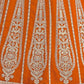 Rajwada Orange Georgette Embellished Lehenga For Women