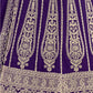 Rajwada Deep Purple Georgette Embellished Lehenga For Women
