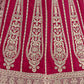 Rajwada Deep Magenta Georgette Embellished Lehenga For Women