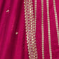 Rajwada Dark Pink Net Embellished Lehenga For Women