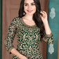 Rajwada Green Georgette Embroidered Semi stitched Kurta Set For Women