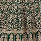 Rajwada Green Georgette Embroidered Semi stitched Kurta Set For Women