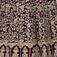 Rajwada Purple Georgette Embroidered Semi stitched Kurta Set For Women