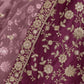 Rajwada Wine Silk Blend Embellished Lehenga For Women