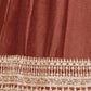 Rajwada Brown Embroidered Art Silk Semi Stitched Gown With Dupatta For Women