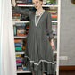 Rajwada Women Dark Green Crepe Designer Stitched Indo-Western Dress