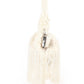 Rajwada Off White Velvet Embellished Hand Bag For Women