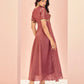 Rajwada Blush Pink Organza Embroidered Stitched Gown For Women