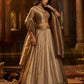 Rajwada Gold Organza Embroidered Lehenga For Women