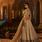 Rajwada Gold Organza Embroidered Lehenga For Women