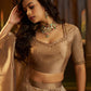 Rajwada Gold Organza Embroidered Lehenga For Women