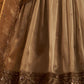 Rajwada Gold Organza Embroidered Lehenga For Women