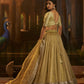 Rajwada Lime Green Organza Embroidered Lehenga For Women