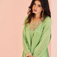 Rajwada Light Green Chinon Embroidered Stitched Kurta Set For Women