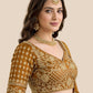 Rajwada Mustard Yellow Silk Embroidered Lehenga For Women