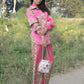 Rajwada White Beads and Multicolor Floral Embroidered Potli for Women