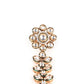 Rajwada White Kundan Ring Bracelet for Women