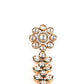 Rajwada White Kundan Ring Bracelet for Women