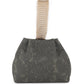 Rajwada Dark Olive Green Faux Stone Embellished and Textured Batua for Women