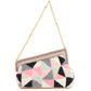 Rajwada Multi Fabric Beaded Clutch For Women